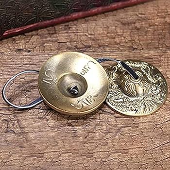 Amazon | チベット密教 ティンシャ 瞑想ティンシャ シンバルベル